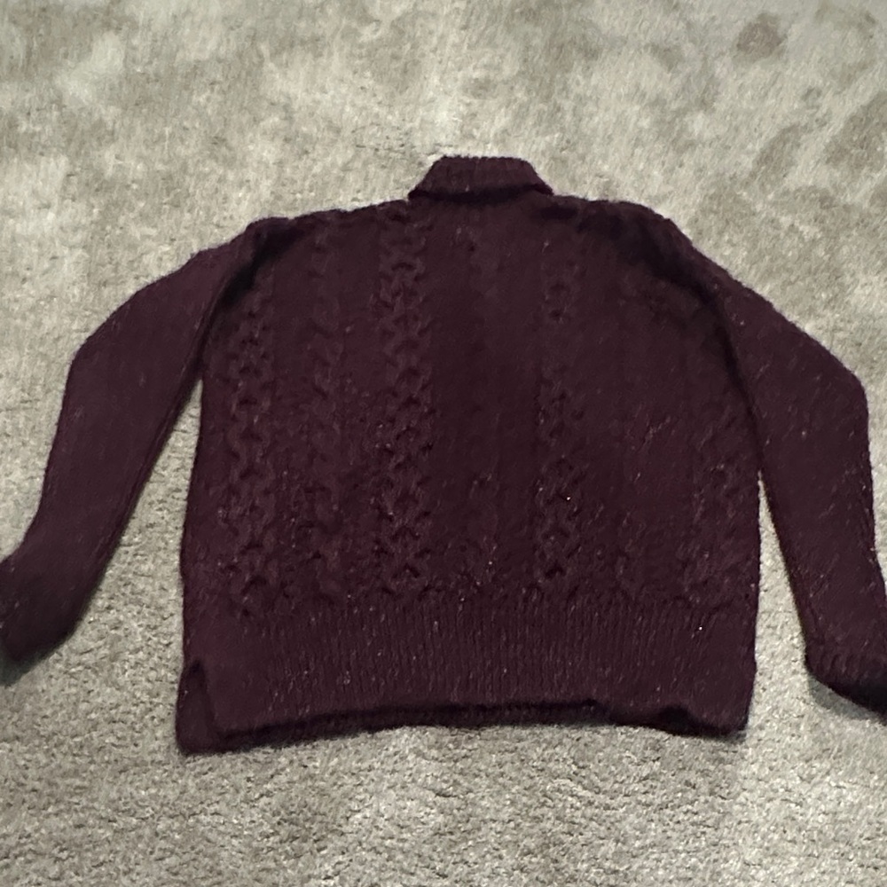 JLo Burgundy Sweater